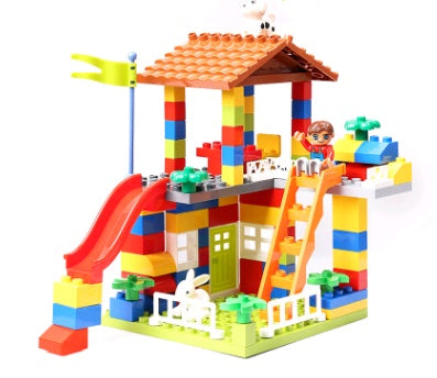 Discover the Joy of Building with Our Children's City Puzzle Building Blocks Toy!