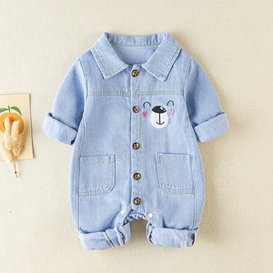 Spring And Autumn Denim Going Out Jumpsuits