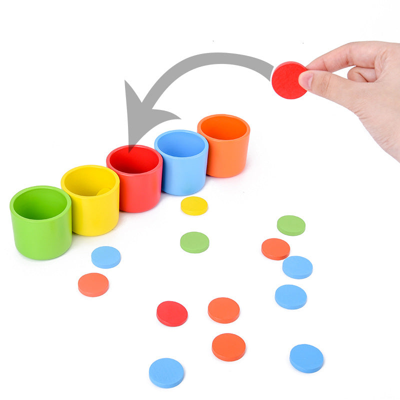 Baby Educational Color Sorting Cups Toy