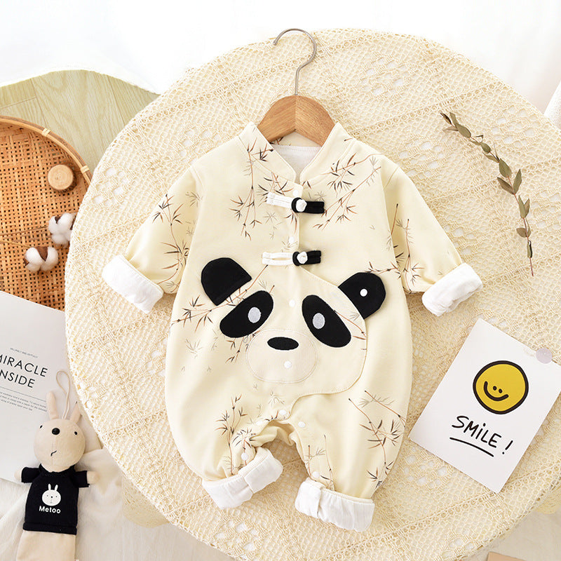Newborn Double-Layer Thickened Baby Romper