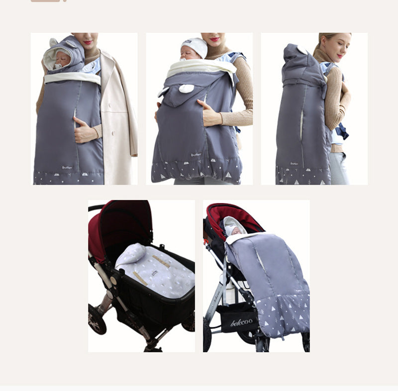 Warm Windproof Baby Stroller Carrier Cover