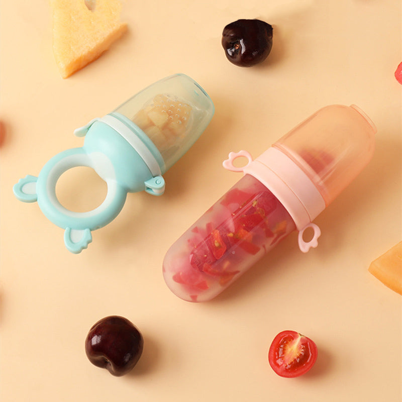 Baby Rice Cereal Feeding Spoon & Bottle