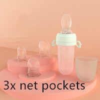 Baby Rice Cereal Feeding Spoon & Bottle