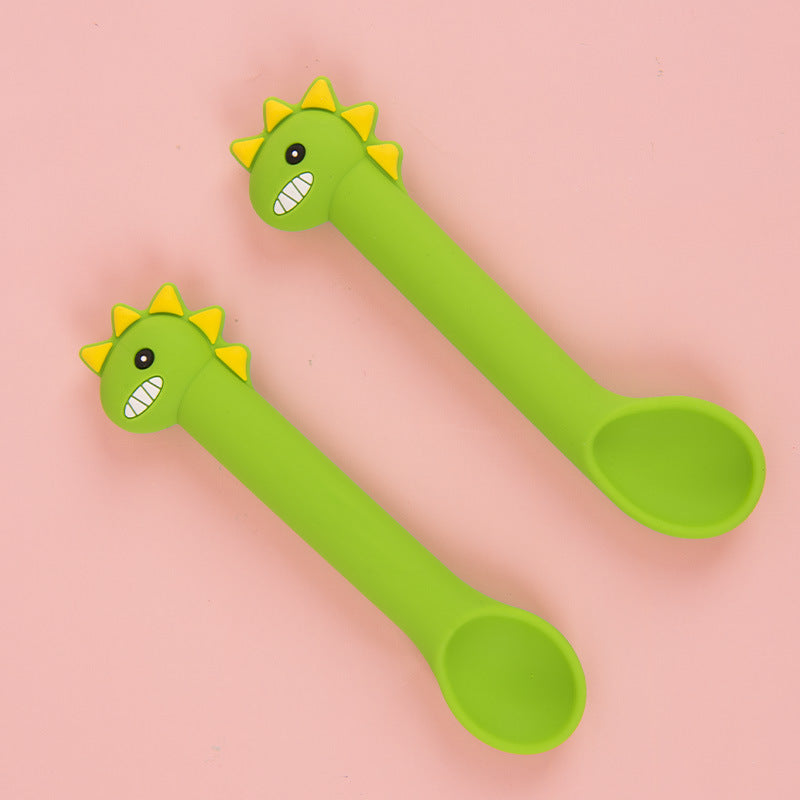 Baby Silicone Training Spoon with Soft Head