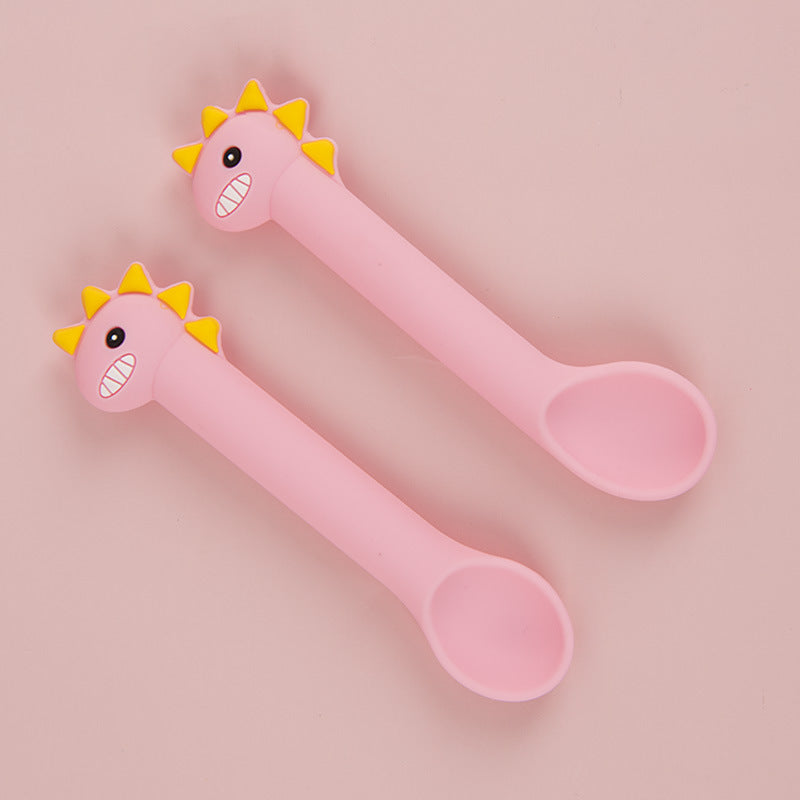 Baby Silicone Training Spoon with Soft Head