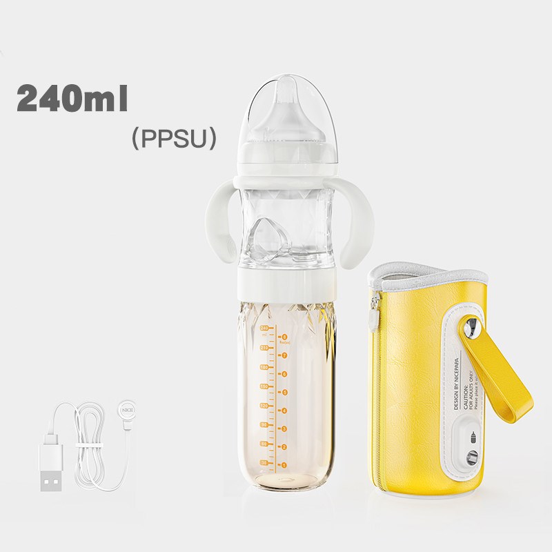 USB Heated Constant Temperature Baby Bottle