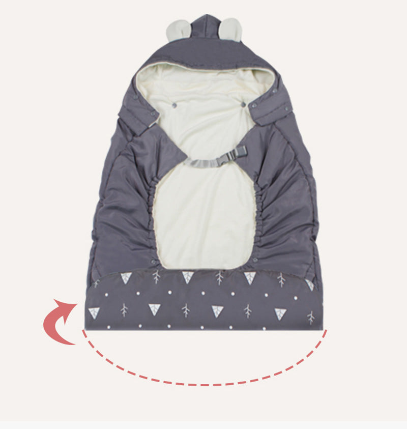 Warm Windproof Baby Stroller Carrier Cover
