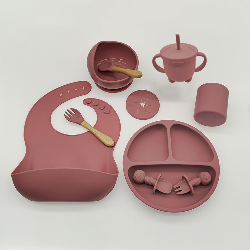 Baby Silicone Feeding & Learning Tableware