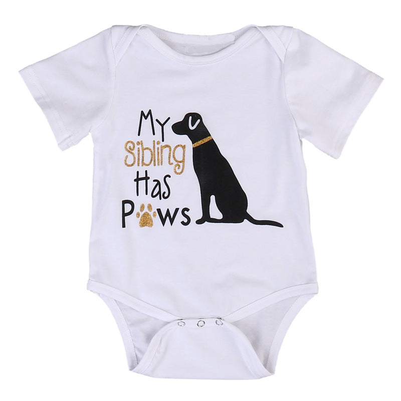 Printed Cotton Baby Romper One-Piece