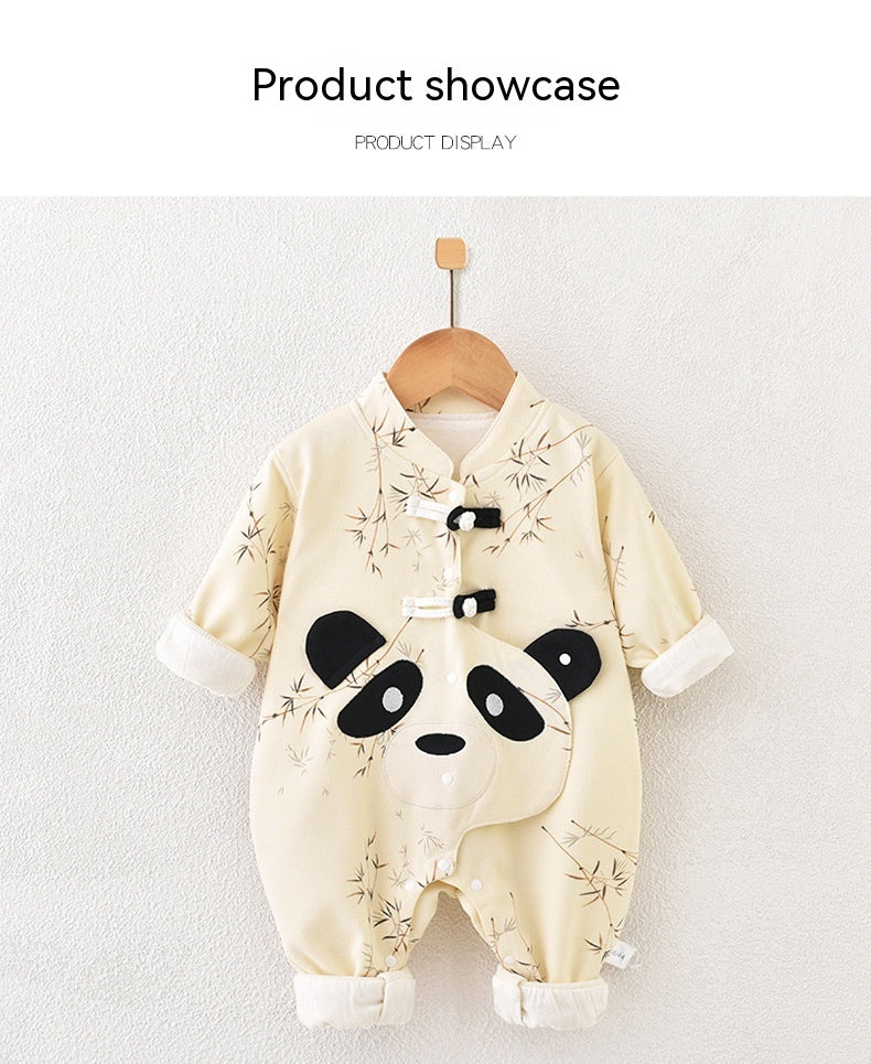 Newborn Double-Layer Thickened Baby Romper