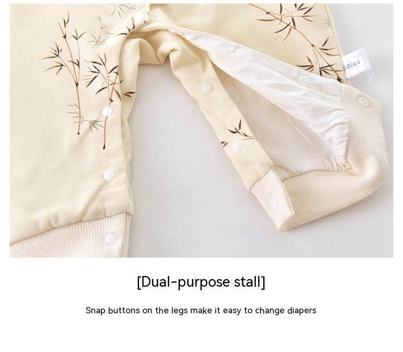 Newborn Double-Layer Thickened Baby Romper