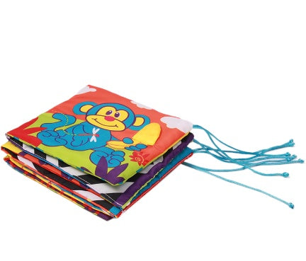 Colorful Baby Cloth Book & Bed Bumper