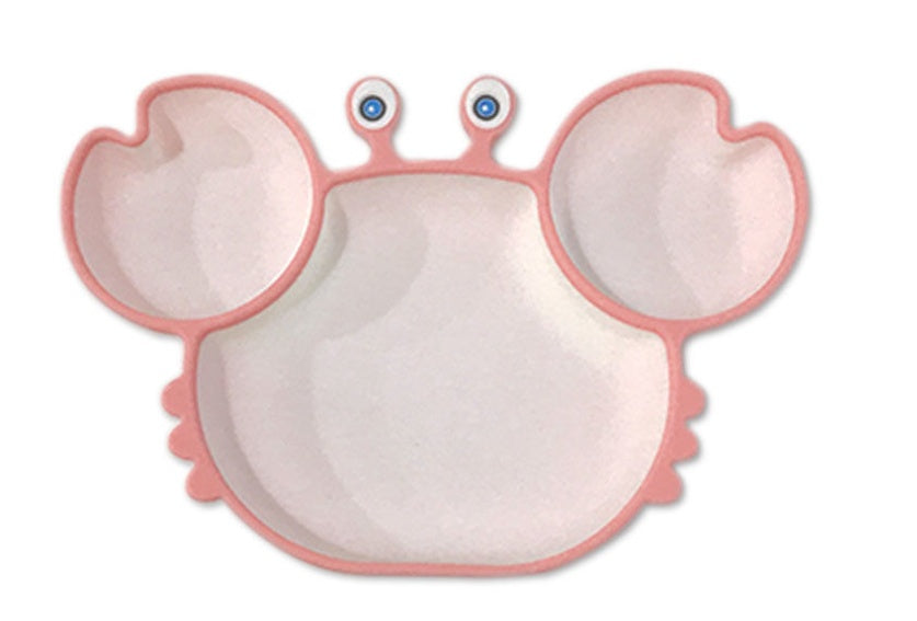 Non-Slip Silicone Baby Feeding Plate