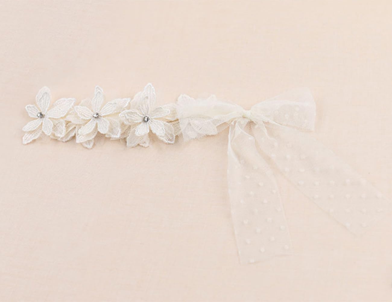 Baby Girls Bow Lace Floral Headband