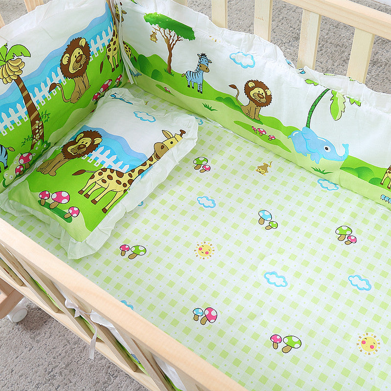 Cotton Baby Crib Mattress 5-Piece Set