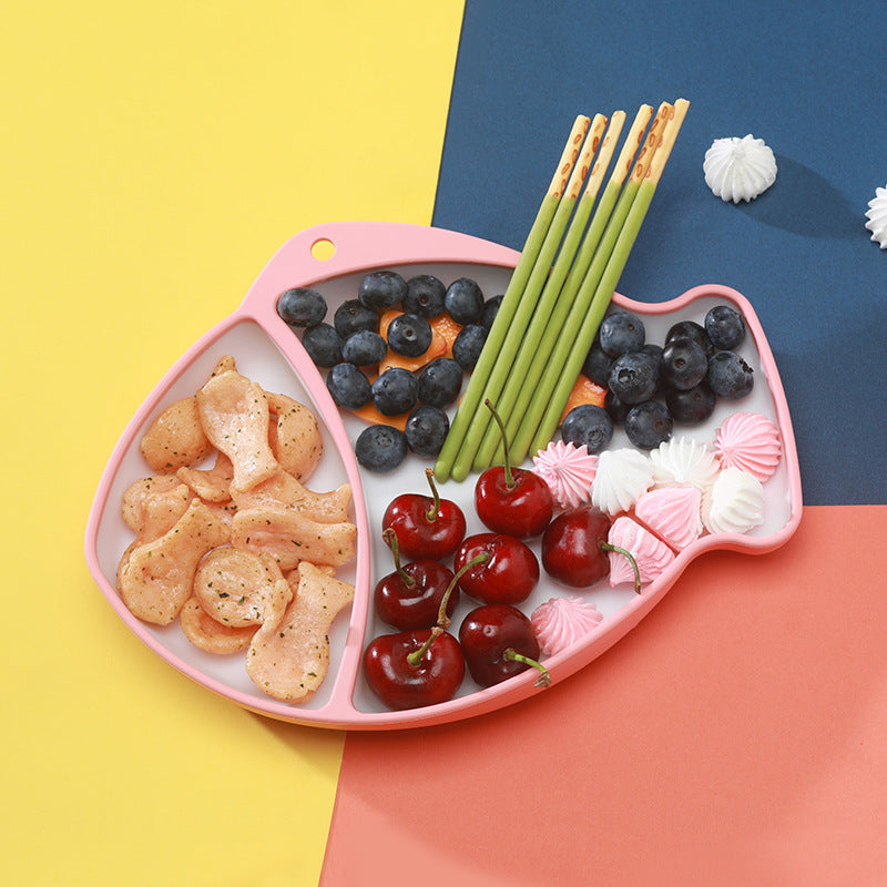 Non-Slip Silicone Baby Feeding Plate