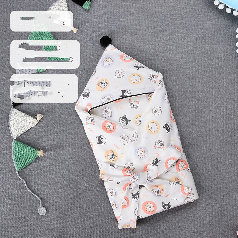 Breathable Cotton Baby Swaddle Quilt