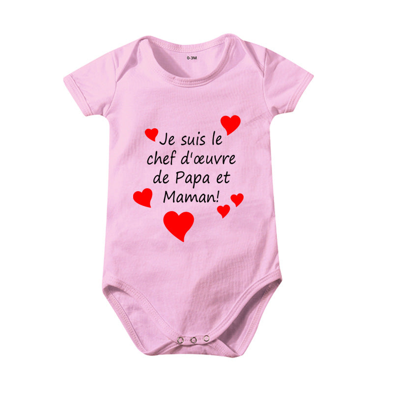 Ins Pure Cotton Jumpsuit Baby
