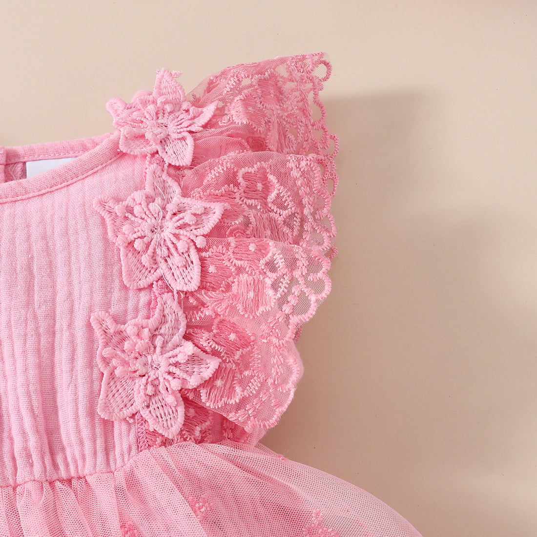 Summer Baby Girl Sleeveless Lace Romper
