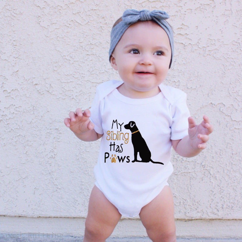 Printed Cotton Baby Romper One-Piece