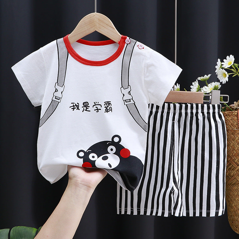 Children's Cotton Short-Sleeve T-Shirt Set