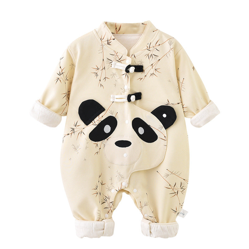 Newborn Double-Layer Thickened Baby Romper