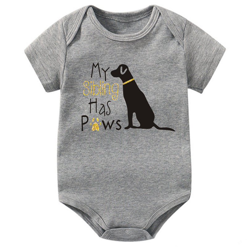 Printed Cotton Baby Romper One-Piece