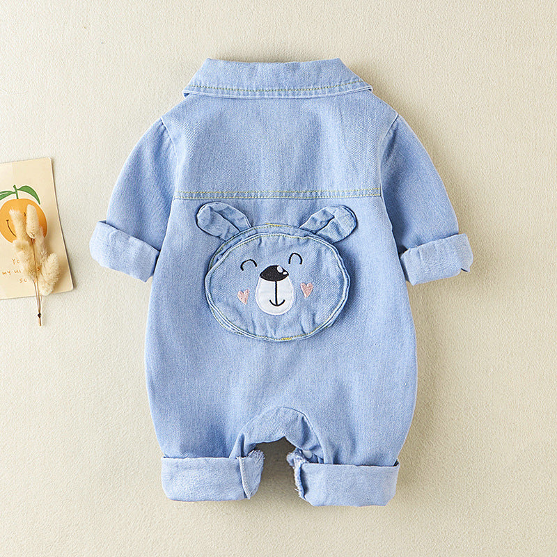Spring And Autumn Denim Going Out Jumpsuits