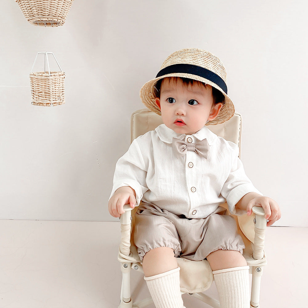 Baby Boy 2-Piece Autumn Outfit (0–3 Years)