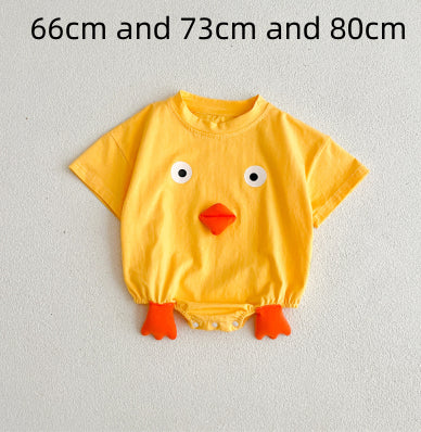 Newborn Cotton Triangle Baby Girl Romper