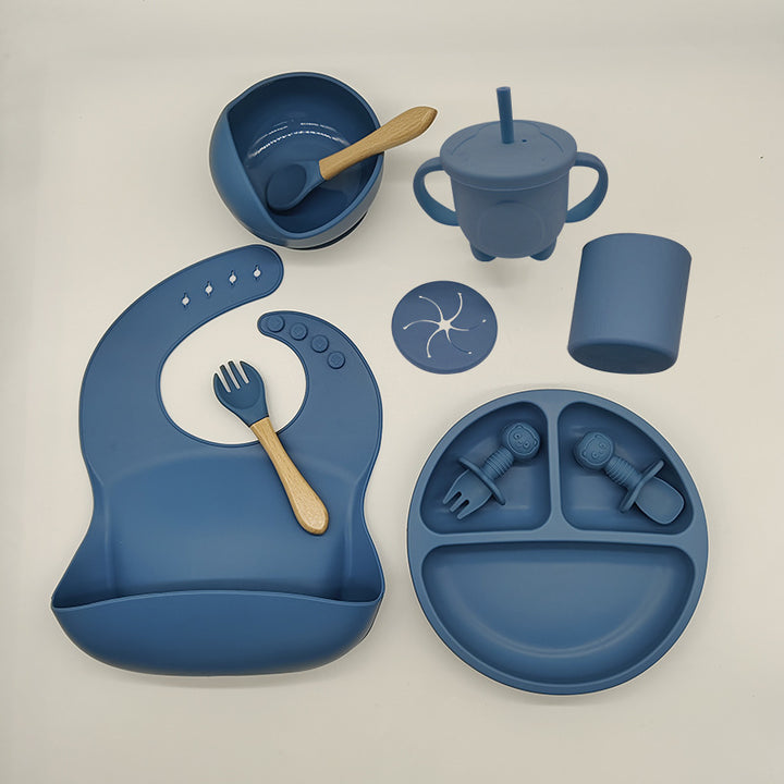 Baby Silicone Feeding & Learning Tableware
