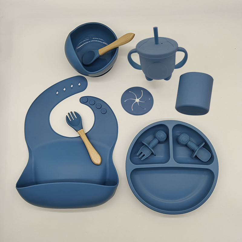 Baby Silicone Feeding & Learning Tableware