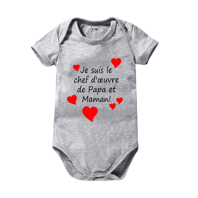 Ins Pure Cotton Jumpsuit Baby