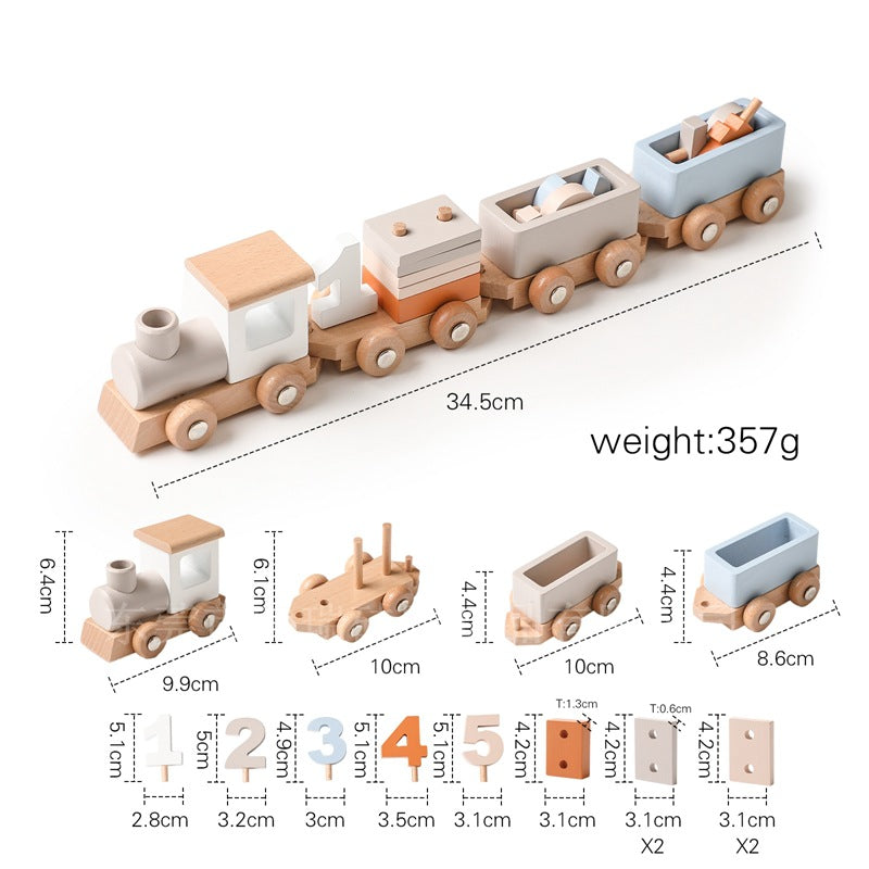 Pull Rope Crawling Shape Educational Toy