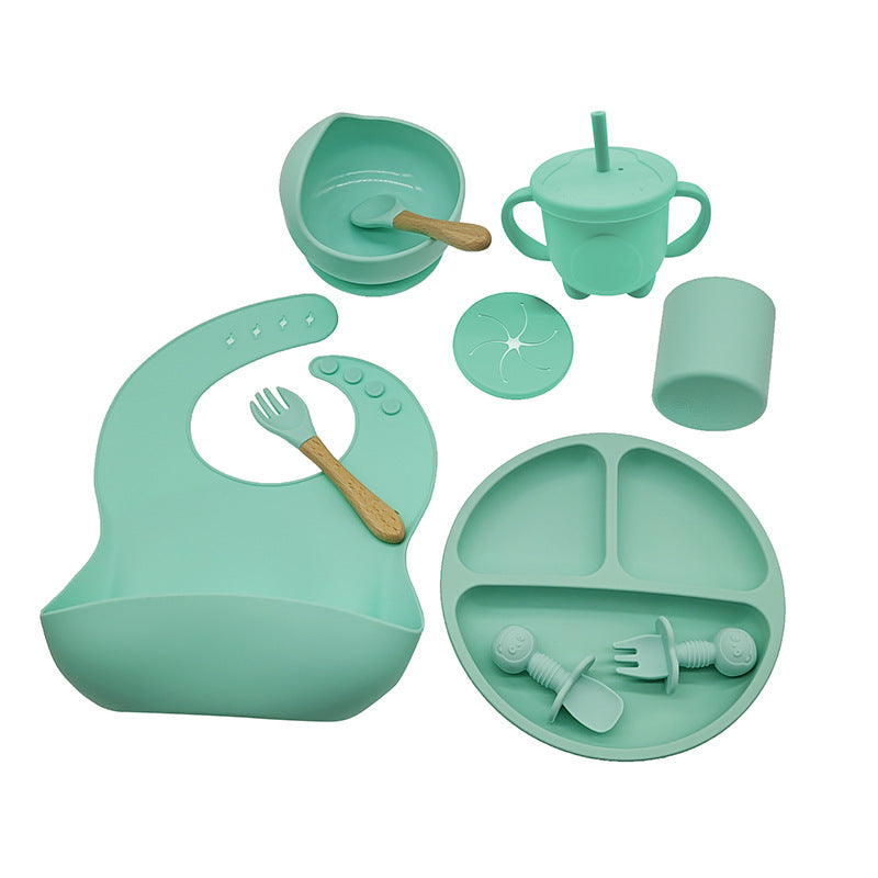 Baby Silicone Feeding & Learning Tableware