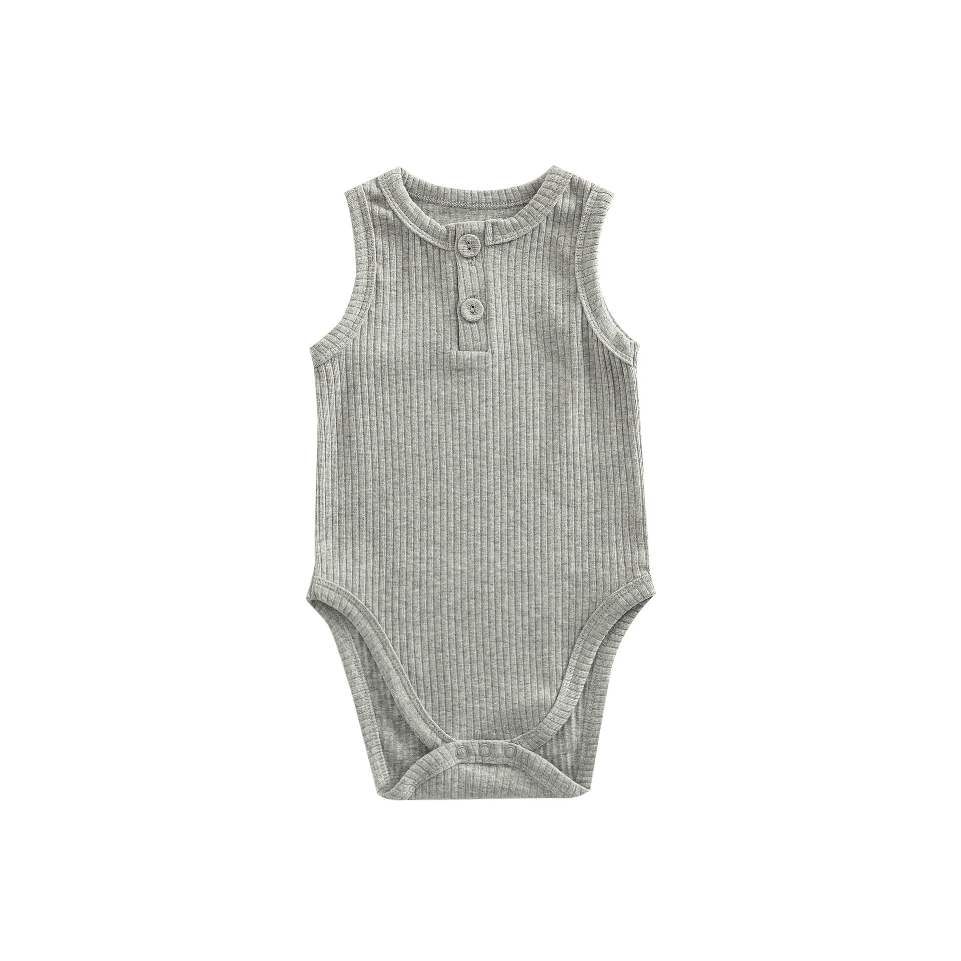 Sunken Stripe Cotton Baby Vest Romper