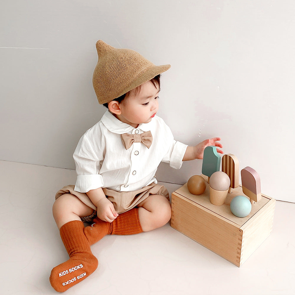 Baby Boy 2-Piece Autumn Outfit (0–3 Years)
