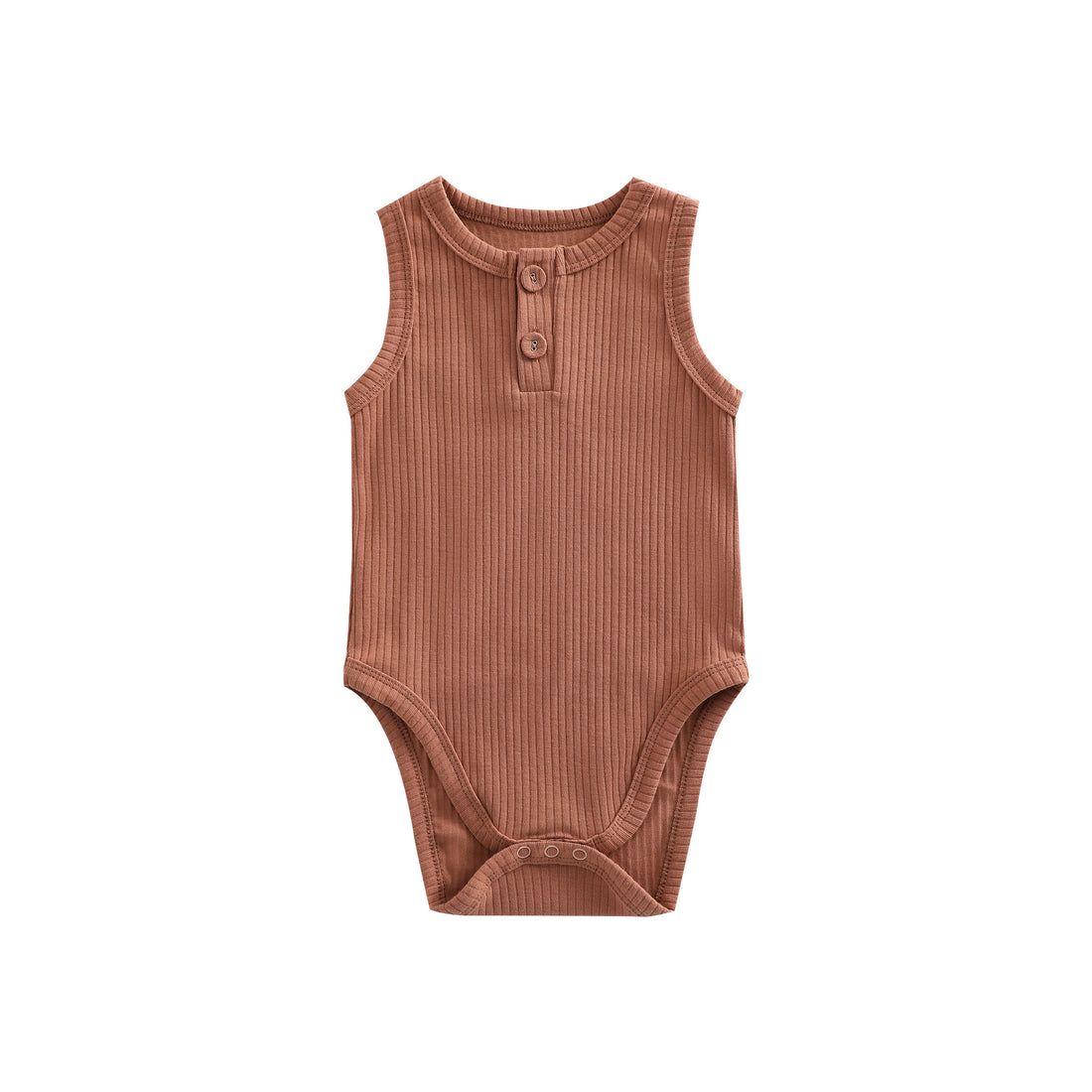Sunken Stripe Cotton Baby Vest Romper