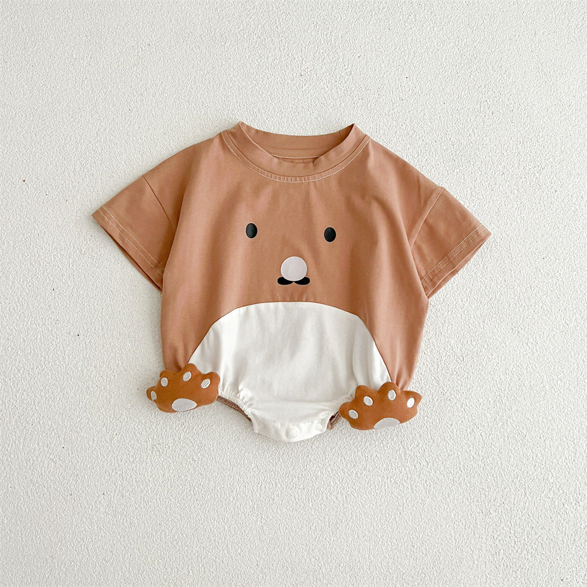 Newborn Cotton Triangle Baby Girl Romper