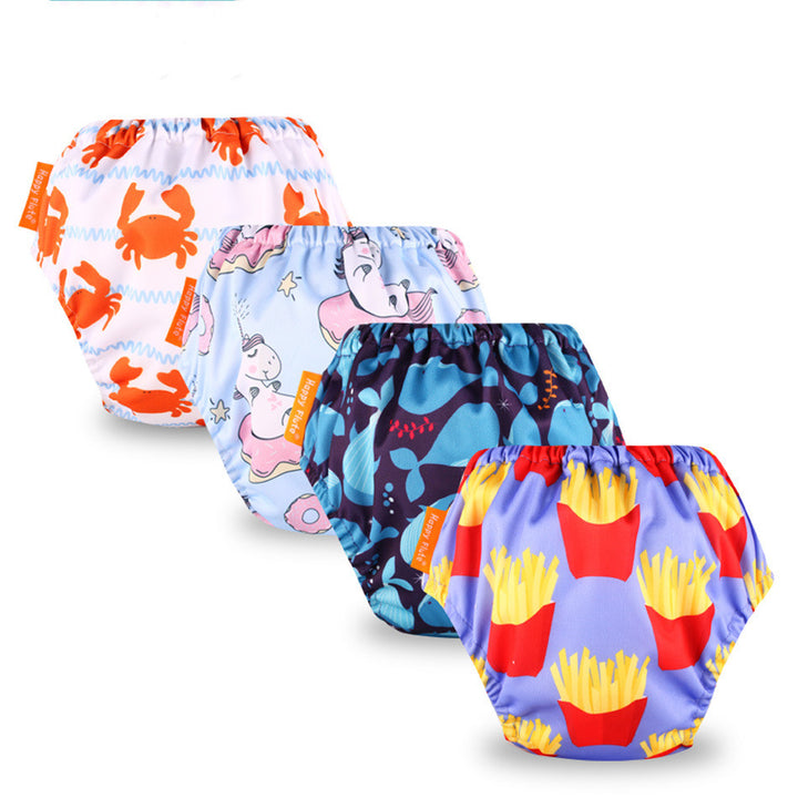 Baby Learning Washable Cotton Diaper