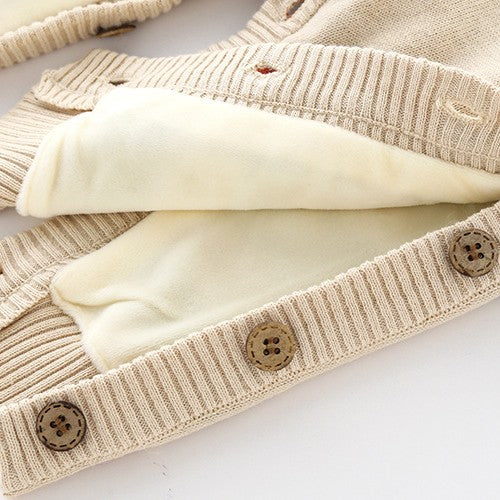 Newborn Thickened Baby Crawling Harness Outfit