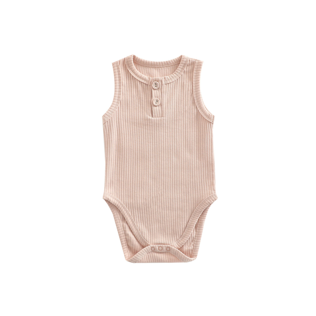 Sunken Stripe Cotton Baby Vest Romper