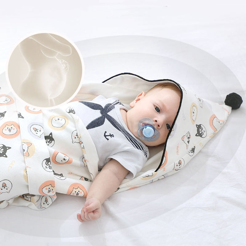 Breathable Cotton Baby Swaddle Quilt