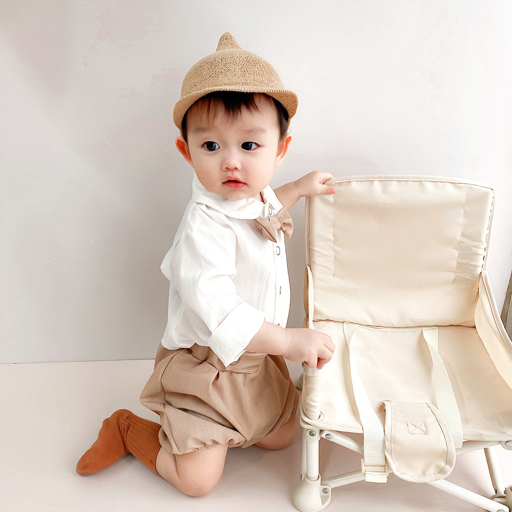 Baby Boy 2-Piece Autumn Outfit (0–3 Years)