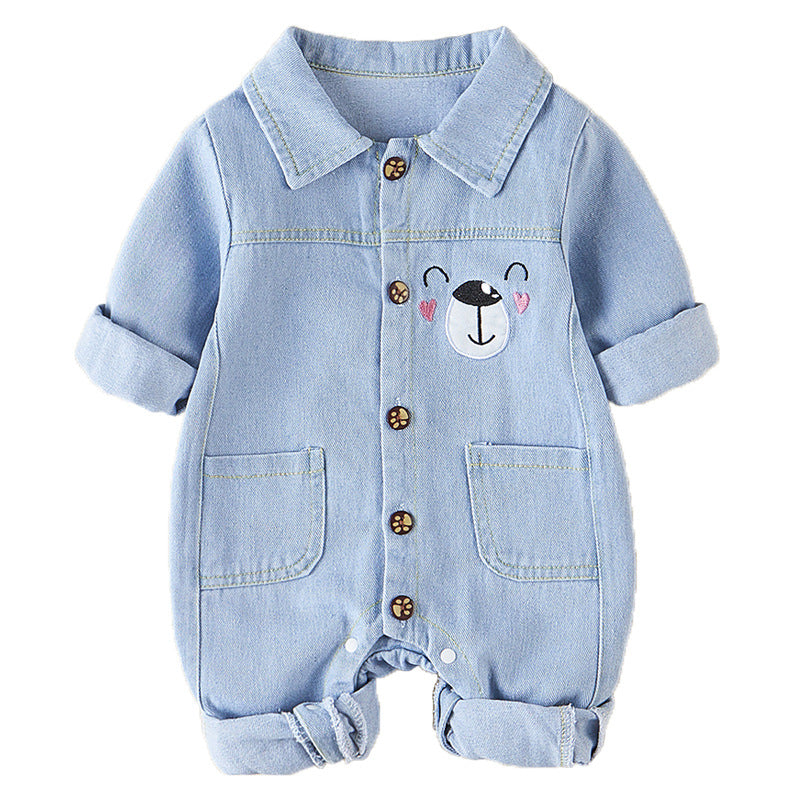Spring And Autumn Denim Going Out Jumpsuits