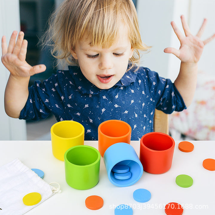 Baby Educational Color Sorting Cups Toy