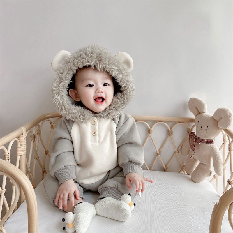 Baby Boy Autumn Jumpsuit (0–3 Months)