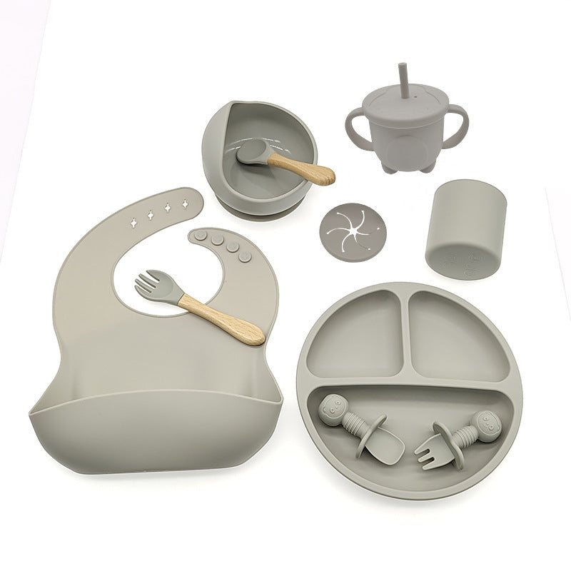 Baby Silicone Feeding & Learning Tableware