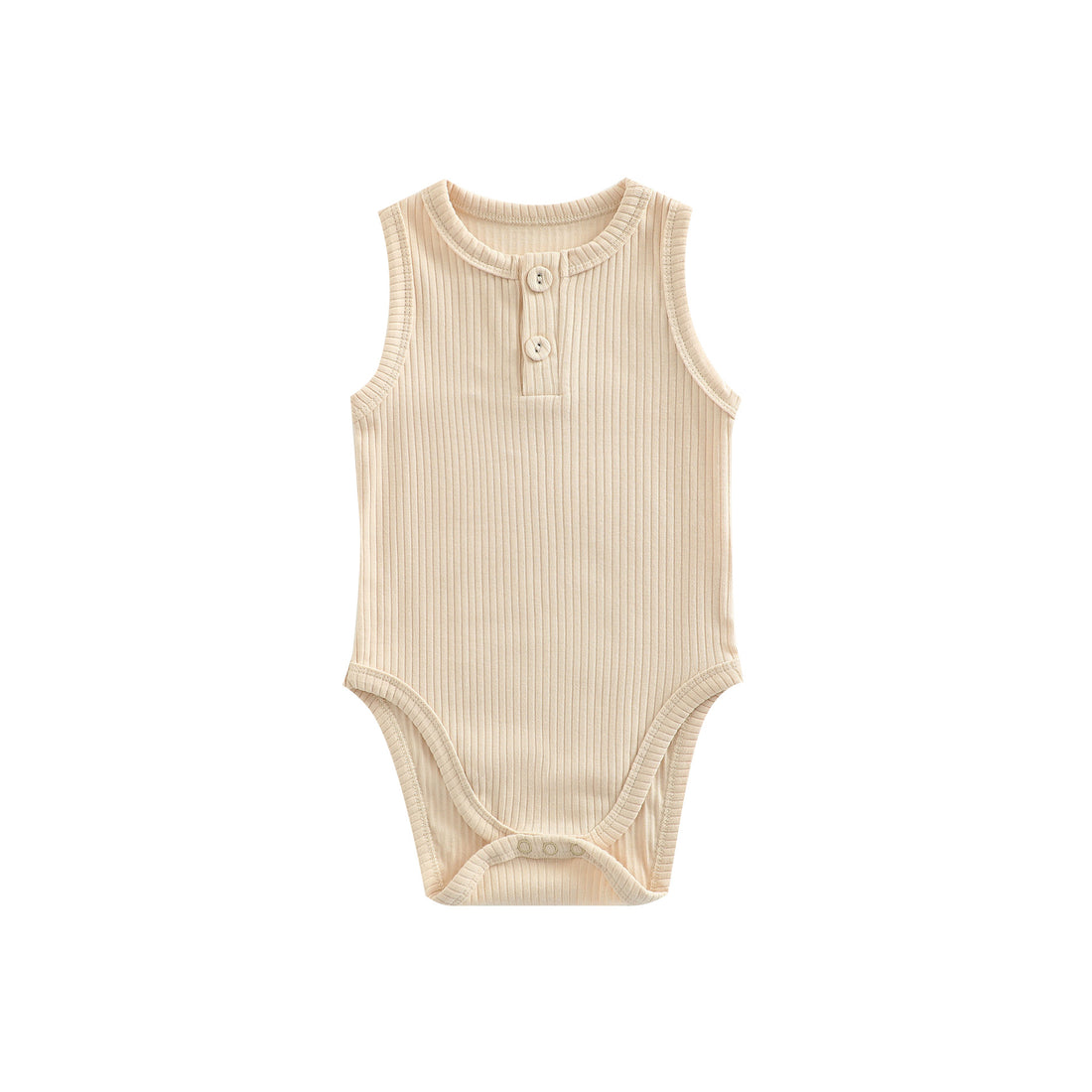 Sunken Stripe Cotton Baby Vest Romper