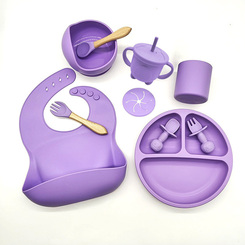 Baby Silicone Feeding & Learning Tableware